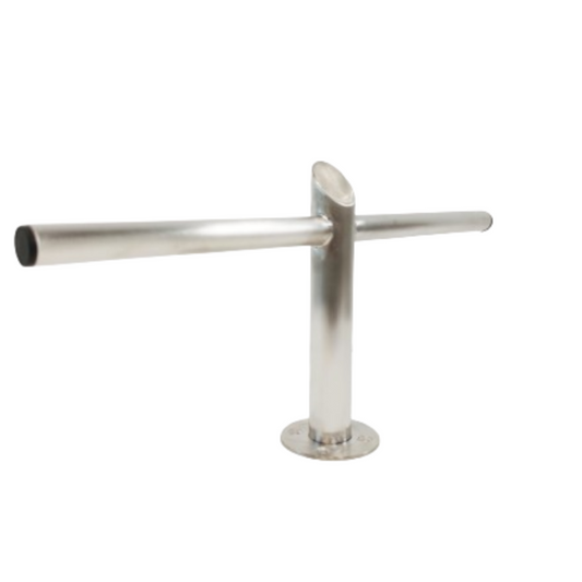 Salon Cross Footrest - Stainless Steel