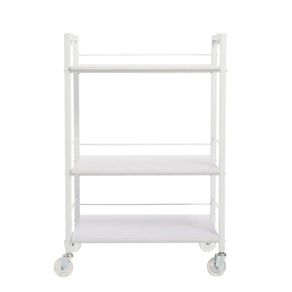 Beauty Station 3 Tier Salon Trolley - White