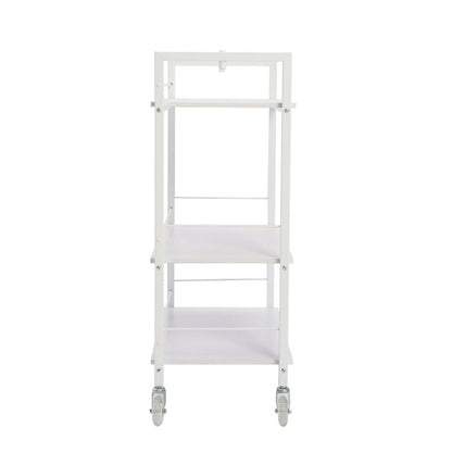 Beauty Station 3 Tier Salon Trolley - White