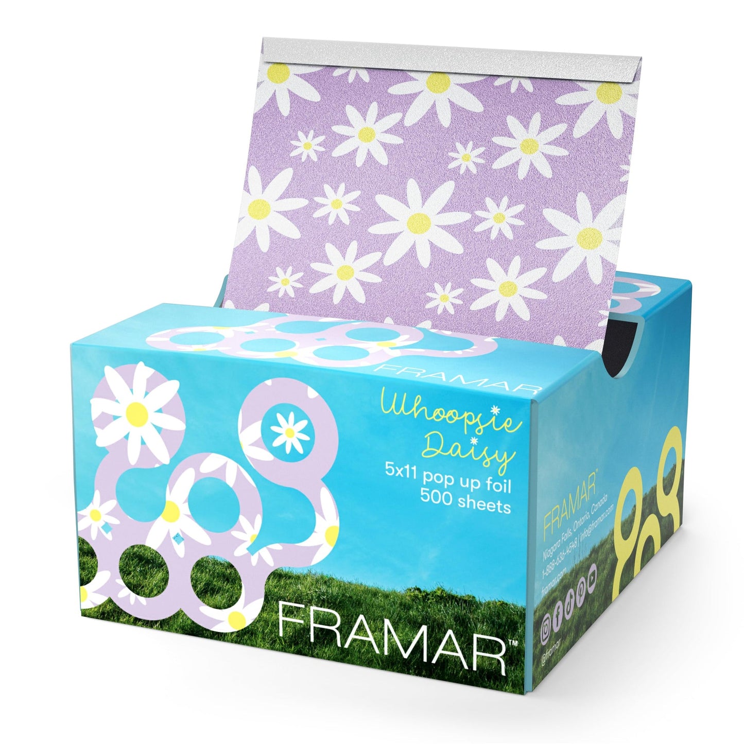 Framar Pop Up Foils  Assorted Designs 12.7 x 27.9cm (500 Sheets)