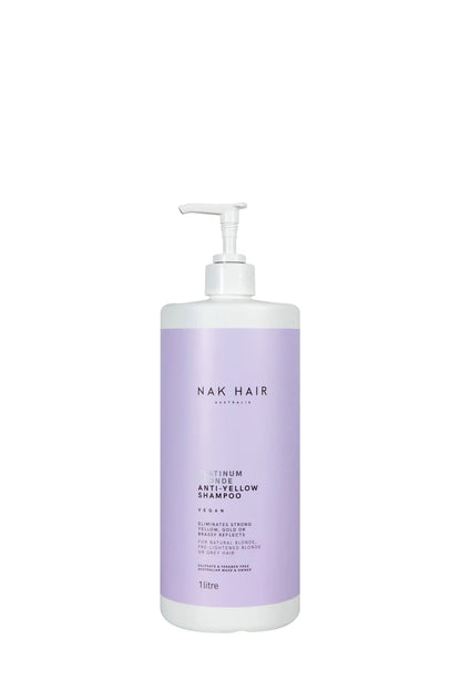 Nak Platinum Blonde Anti Yellow Shampoo 1L