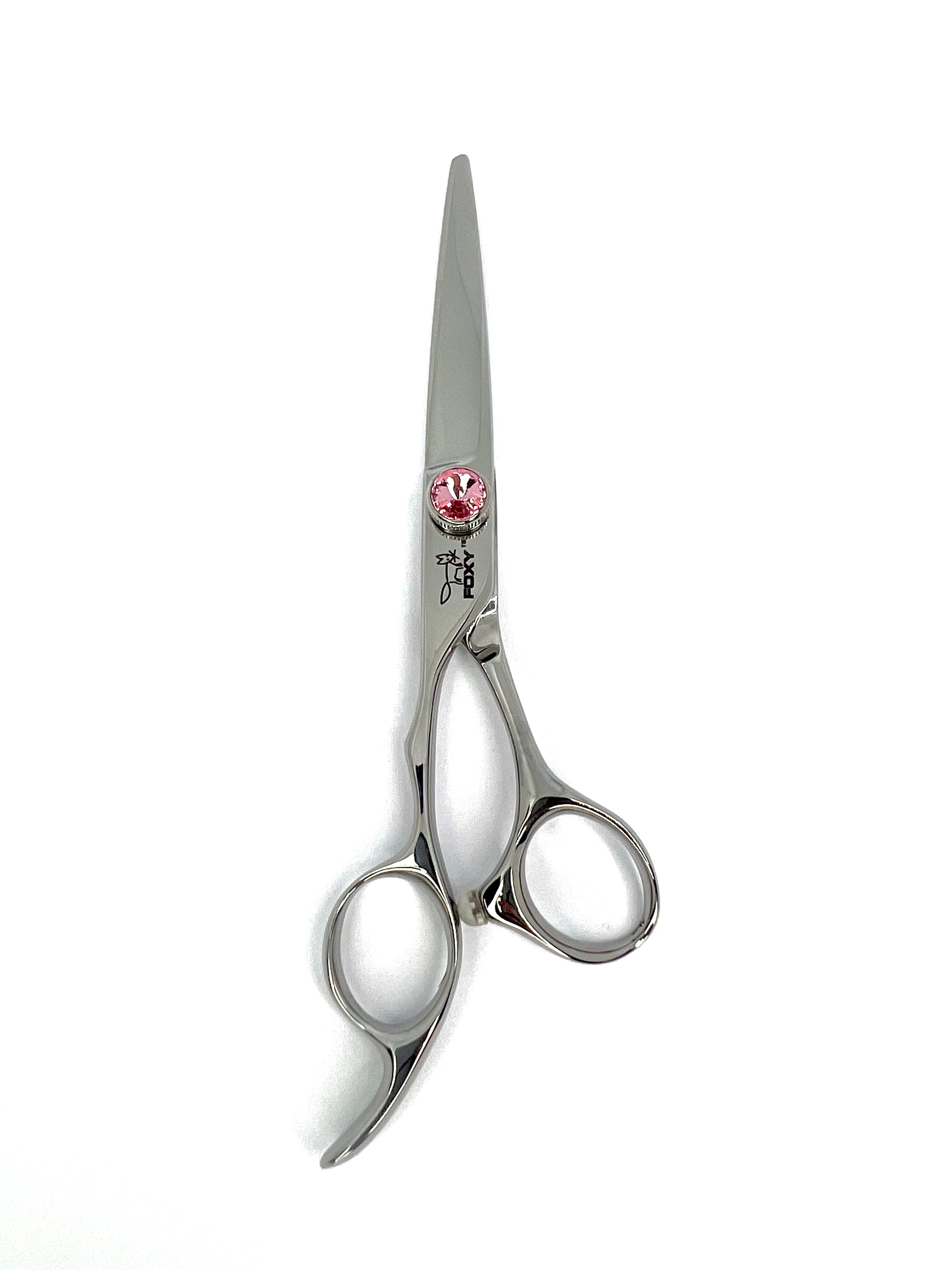 Foxy Left Handed KF Series Scissors- Pink Dial