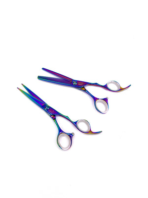 Foxy Deluxe Scissor Set- Rainbow- SALE