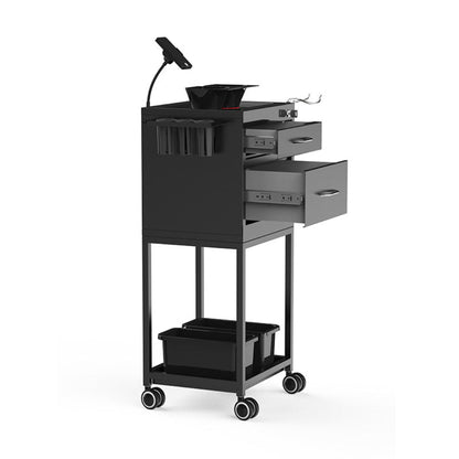 Lincoln Metal Salon Trolley - Black