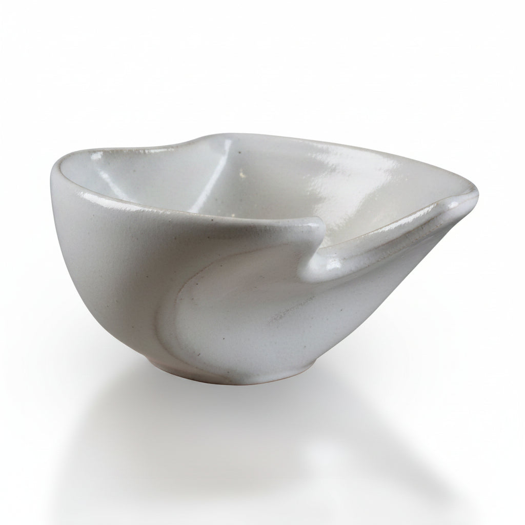 Coral Ceramic Basin - White