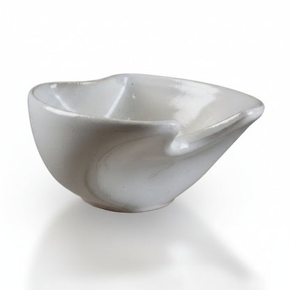 Coral Ceramic Basin - White