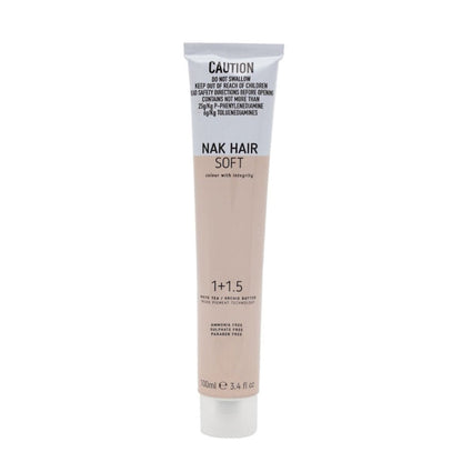 a tube of nak soft ammonia free hair colour