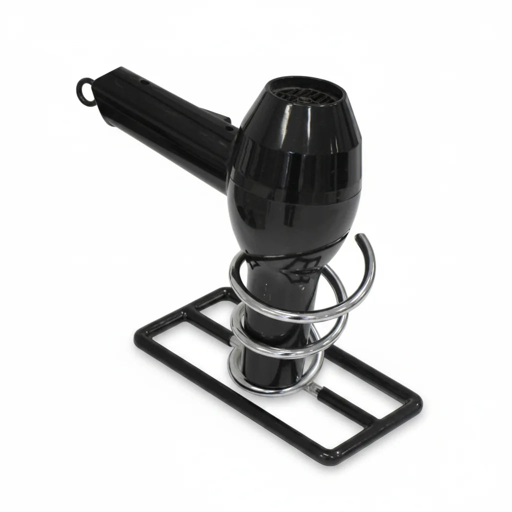 Non Slip Spiral Benchtop Hair Dryer Holder