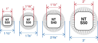 Barrel & Bristle Diameters