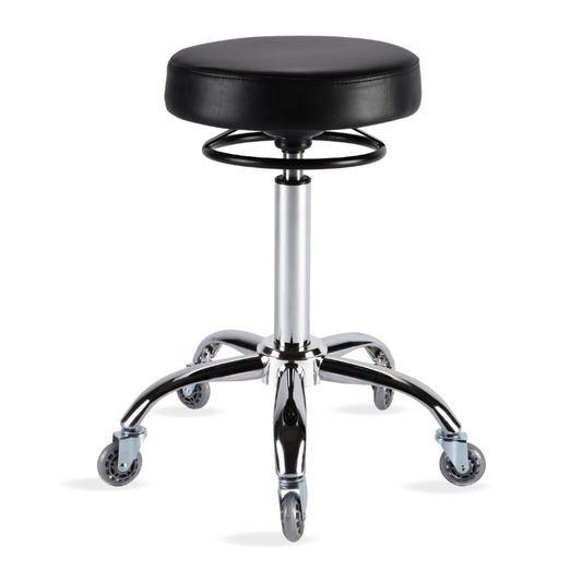 KSHE Salon Round Stool - Black