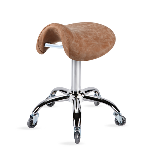 KSHE Salon Saddle Stool - Desert