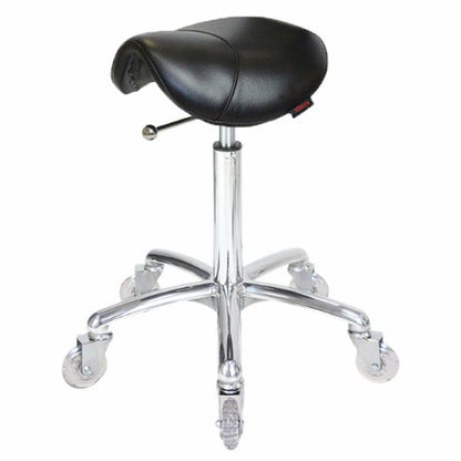 Saddle Stool with No Back – Ergonomic Professional Salon Stool