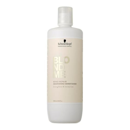 Schwarzkopf BLONDME Bond Repair Nourishing 1000ml Shampoo, Conditioner & 500ml mask Trio