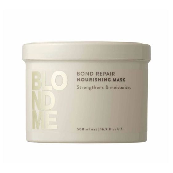 Schwarzkopf BLONDME Bond Repair Nourishing 1000ml Shampoo, Conditioner & 500ml mask Trio