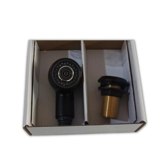 Salon Basin Shower Head - Matte Black