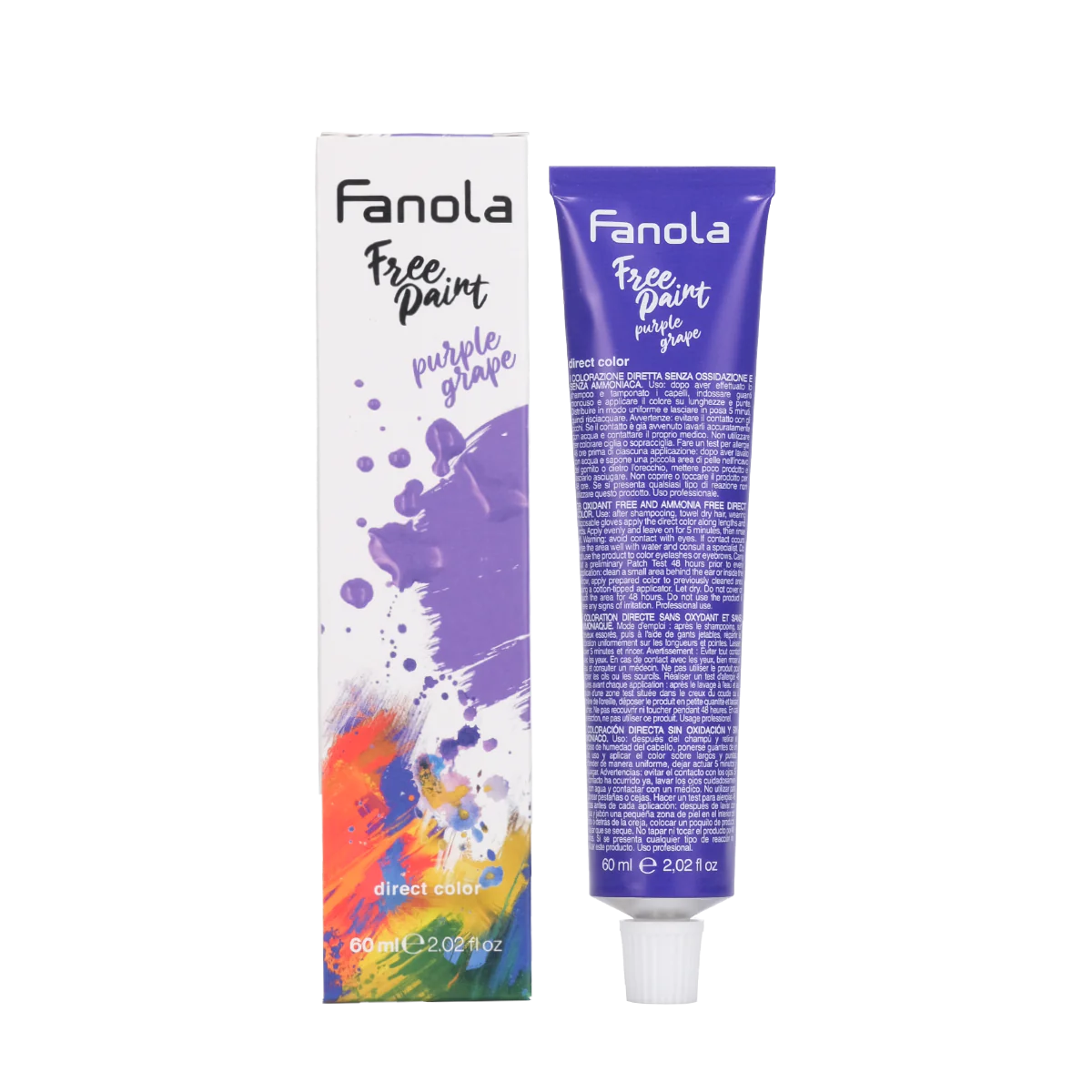 Fanola Free Paint Direct Colour 60mL- Grape