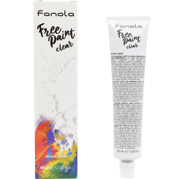 Fanola Free Paint Direct Colour 60mL Clear Hairdressers Hardware