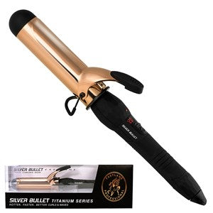 Silver Bullet Fastlane Titanium 38mm Curling Iron Rose Gold