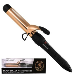 Silver Bullet Fastlane Titanium 32mm Curling Iron Rose Gold