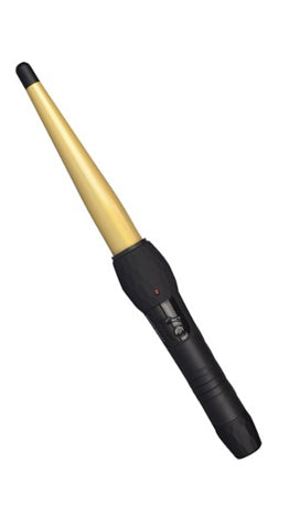 Silver Bullet Fastlane Regular Ceramic Conical Curling Iron in Gold