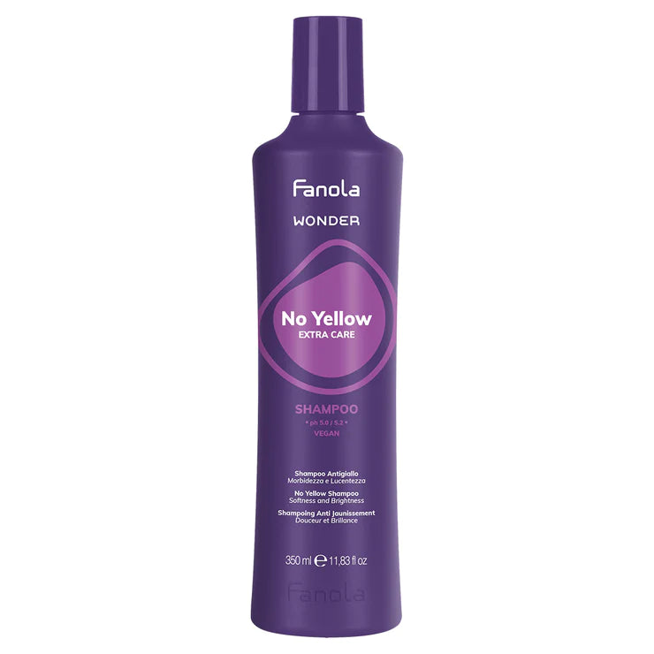 Fanola Wonder Soft And Shine No Yellow Shampoo 350mL