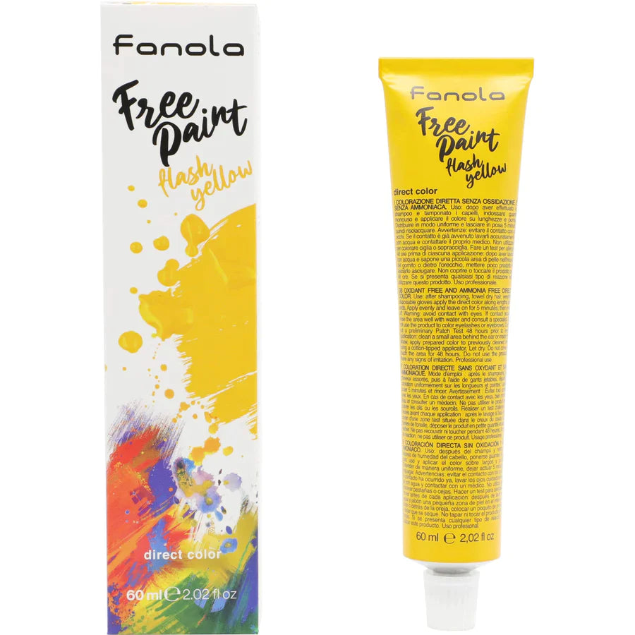Fanola Free Paint Direct Colour 60mL- Yellow