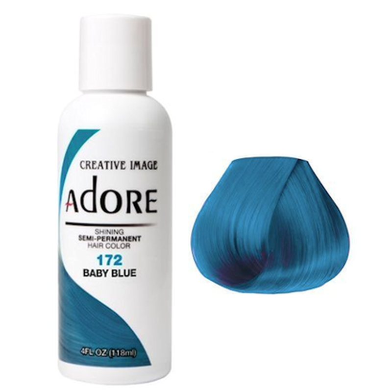 Adore Semi Permanent Hair Colour- Baby Blue