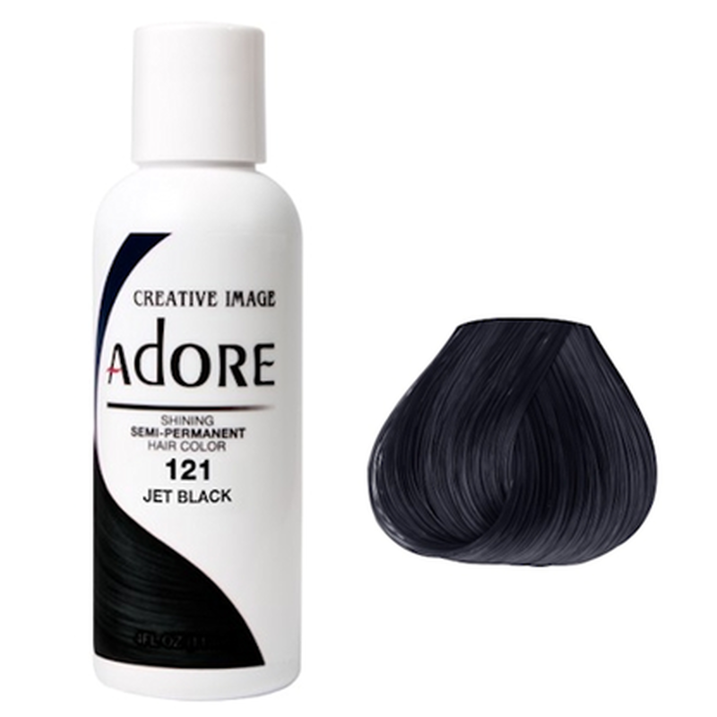 Adore Semi Permanent Hair Colour- Jet Black