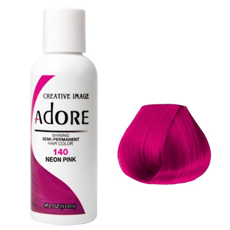 Adore Semi Permanent Hair Colour- Neon Pink