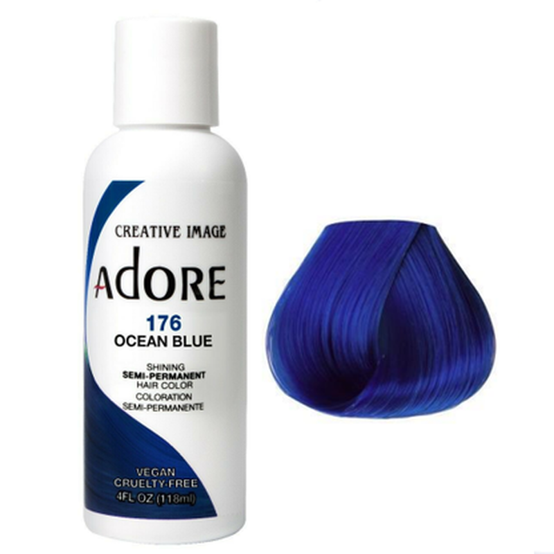 Adore Semi Permaent Hair Colour- Ocean Blue