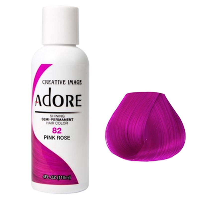 Adore Semi Permanent Hair Colour- Pink Rose