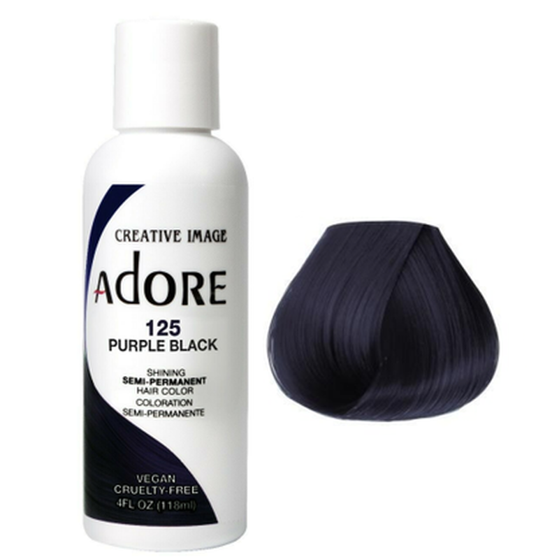 Adore Semi Permanent Hair Colour- Purple Black