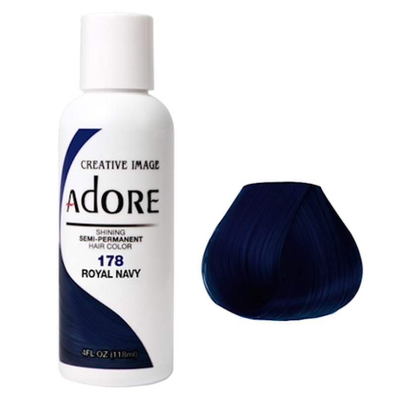 Adore Semi Permanent Hair Colour- Royal Navy