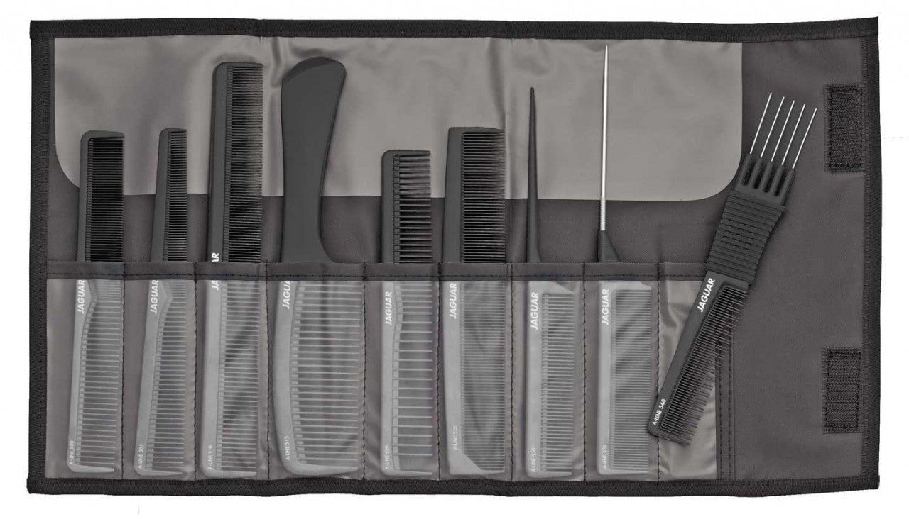 Jaguar Roll Out Comb Set- Black