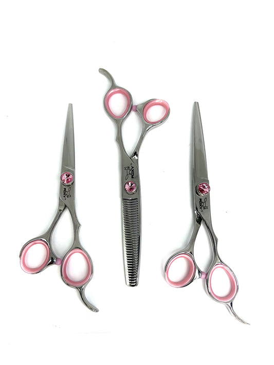 Foxy KF Series Scissor Trio Set- Pink Dial- SALE