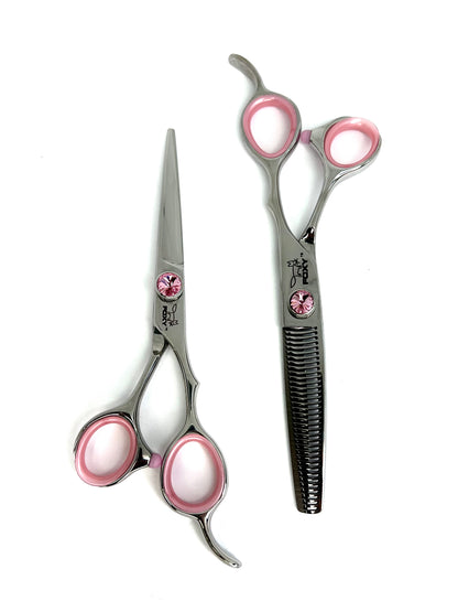 Foxy KF Series Scissor Duo Set- Pink Dial- SALE
