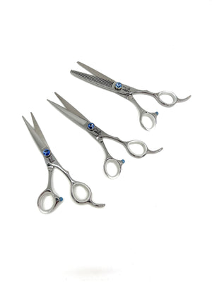 Foxy KF Series Scissor Trio Set- Blue Dial- SALE