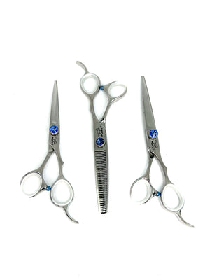 Foxy KF Series Scissor Trio Set- Blue Dial- SALE