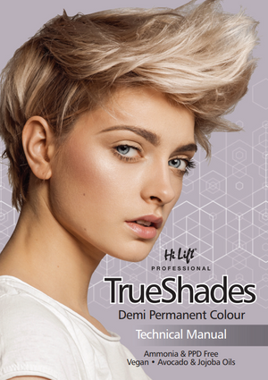 Hi Lift True Shades Demi Permanent Colour Chart